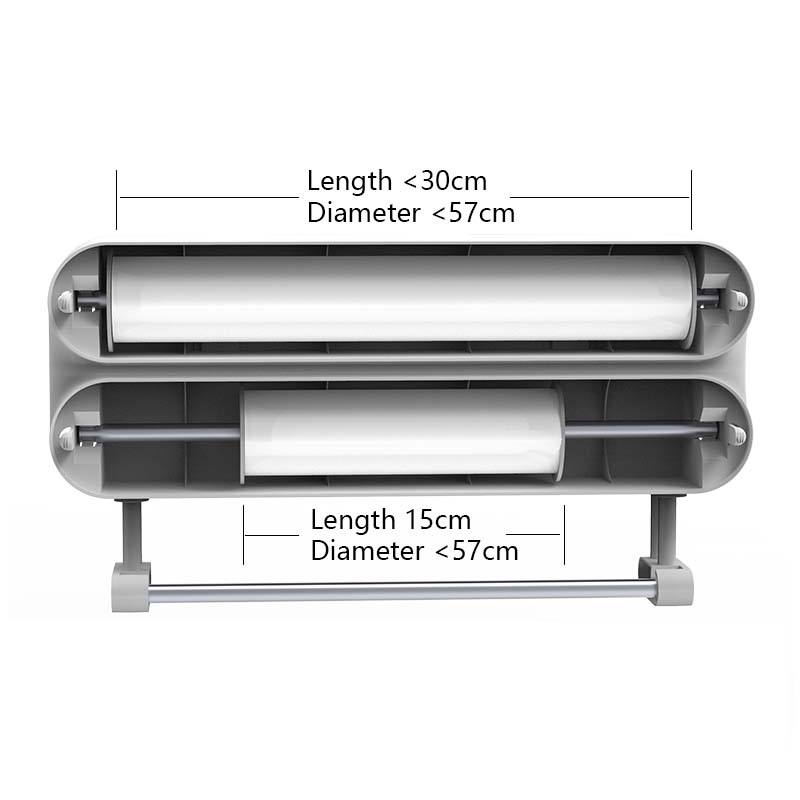 3-in-1 Plastic Wrap Dispenser