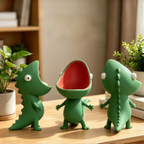 Resin Lizard Storage Holder, Cute Lizard Soap Dish & Key Tray, Hand-Painted Desktop Ornament