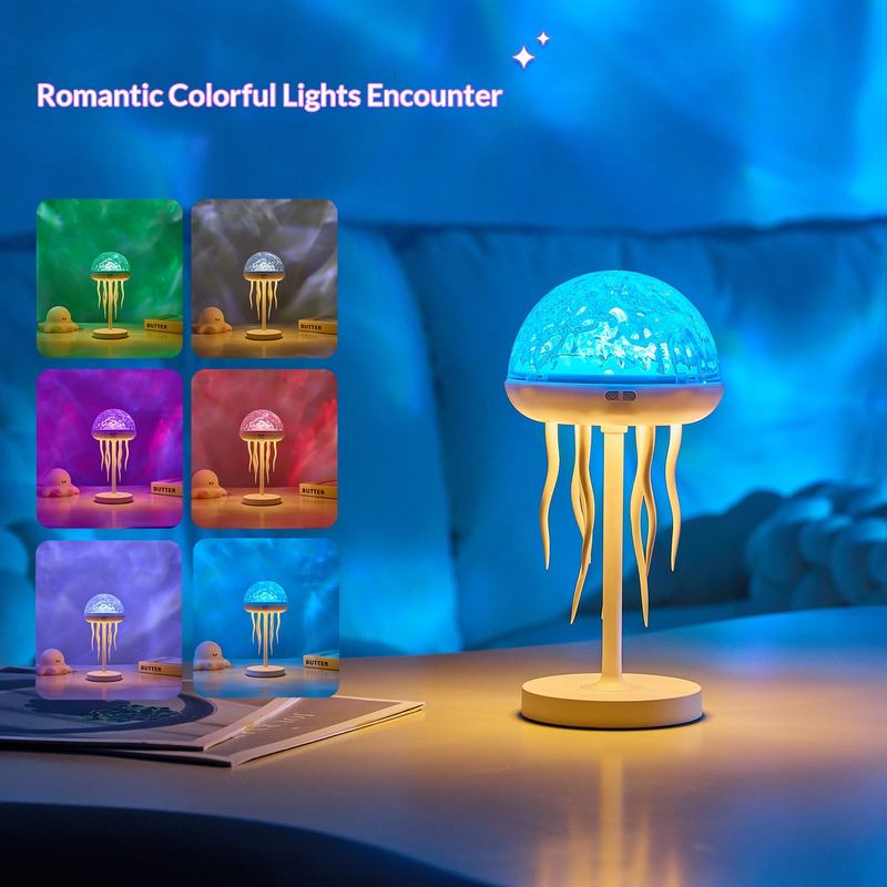 3-in-1 Jellyfish Projection Night Light