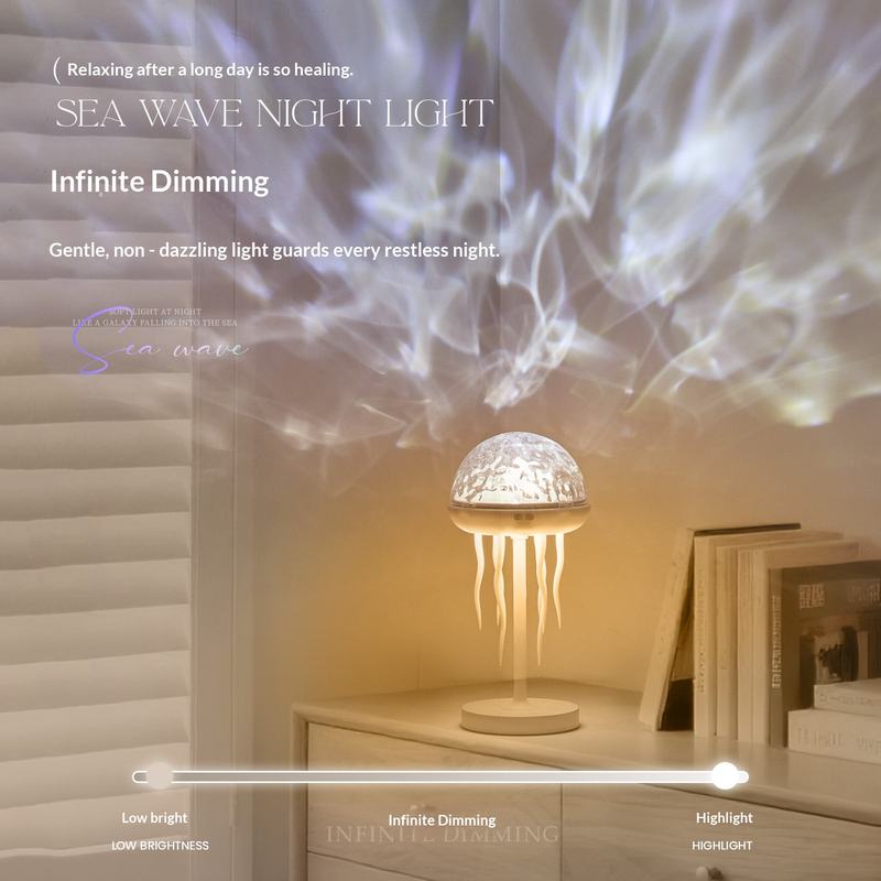 3-in-1 Jellyfish Projection Night Light