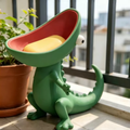 Resin Lizard Storage Holder, Cute Lizard Soap Dish & Key Tray, Hand-Painted Desktop Ornament