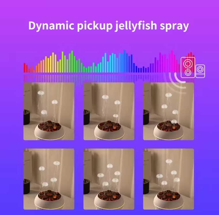 Dynamic Jellyfish Volcano Aroma Diffuser
