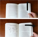 Silicone Automatic Page Following Bookmarks, Flexible Book Page Clips for Reading Study Office