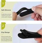 Silicone Automatic Page Following Bookmarks, Flexible Book Page Clips for Reading Study Office