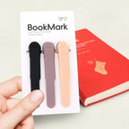 Silicone Automatic Page Following Bookmarks, Flexible Book Page Clips for Reading Study Office