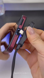 New 240W Charging Cable with Fold‑Out Phone Stand