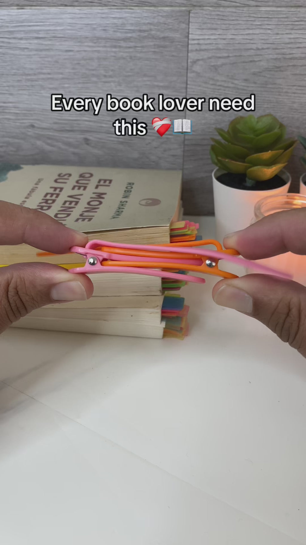 Silicone Automatic Page Following Bookmarks, Flexible Book Page Clips for Reading Study Office