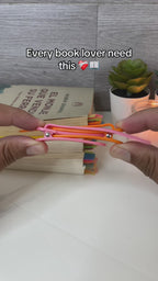 Silicone Automatic Page Following Bookmarks, Flexible Book Page Clips for Reading Study Office