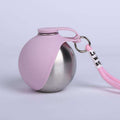 280ml 2 in 1 Pet Travel Water Bottle Stainless Steel Pet Water Dispenser