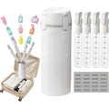 4-in-1 Refillable Plastic Travel Bottle Leak Proof Toiletry Container for Shampoo Lotion Luxury Durable