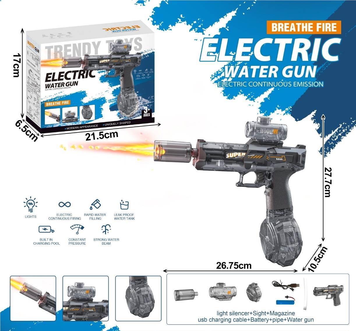 Light-Up Electric Automatic Water Gun